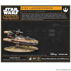 Star Wars Legion: Rebel Unit - X-34 Landspeeder