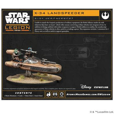 Star Wars Legion: Rebel Unit - X-34 Landspeeder