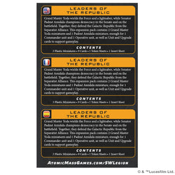 Star Wars Legion: Republic Leaders of the Republic