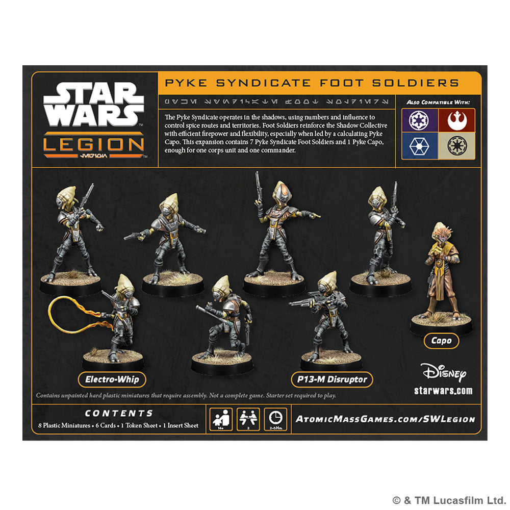 Star Wars Legion: Scum Pyke Syndicate Foot Soliders