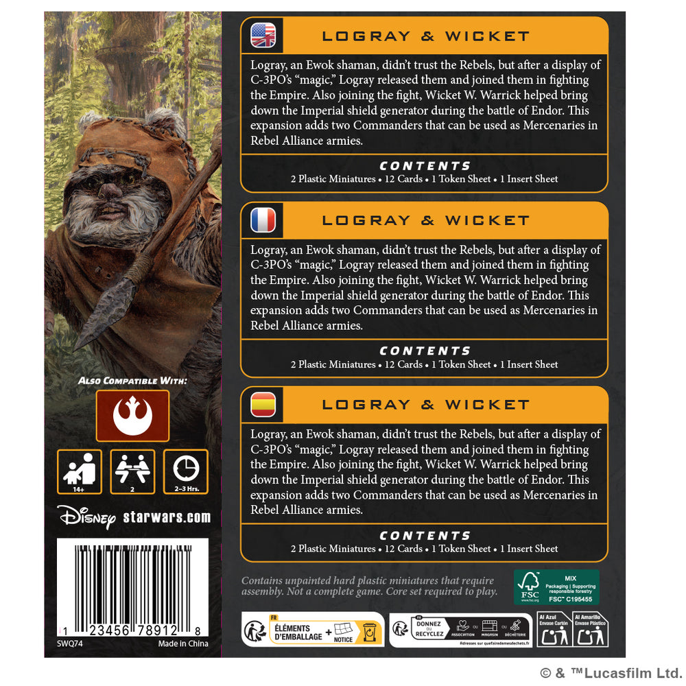 Star Wars Legion: Rebels Logray & Wicket