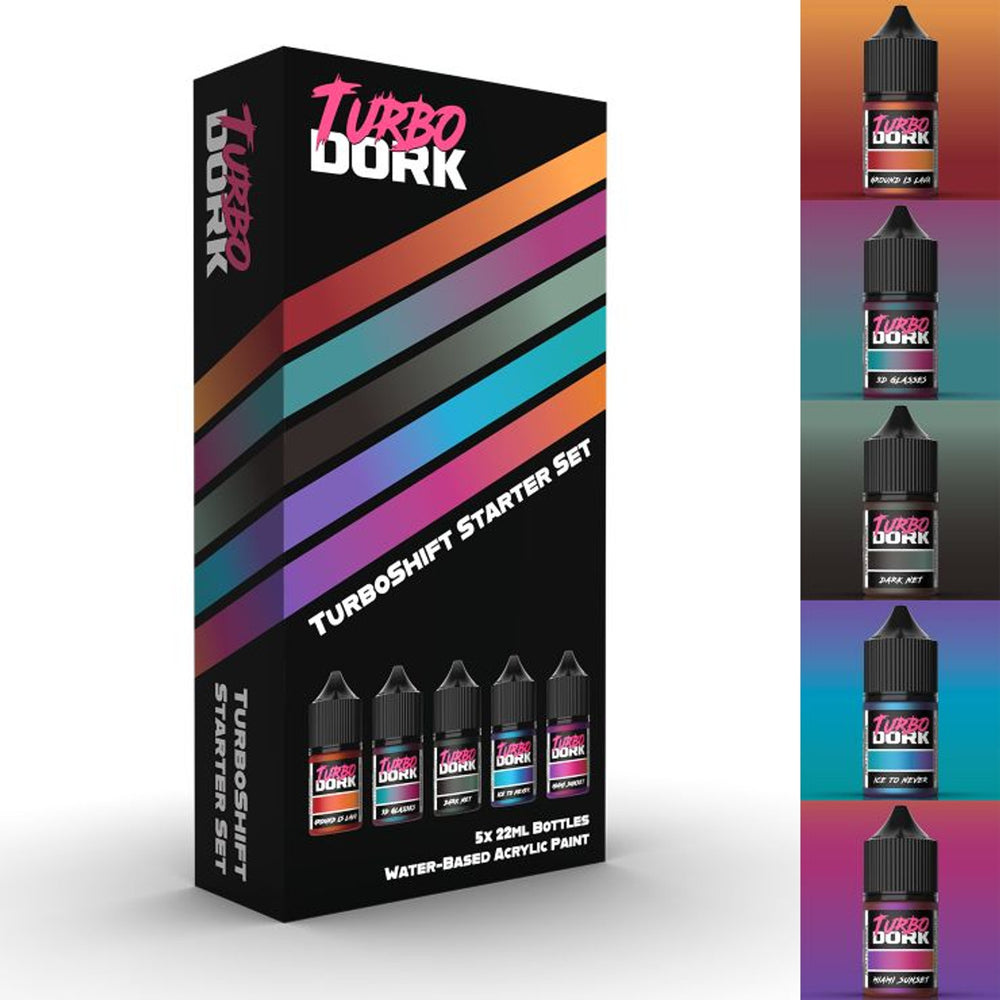 Paint Turbo Dork Set: TurboShift Acrylic - Turbo Dork Starter Set (5x 22ml paints)