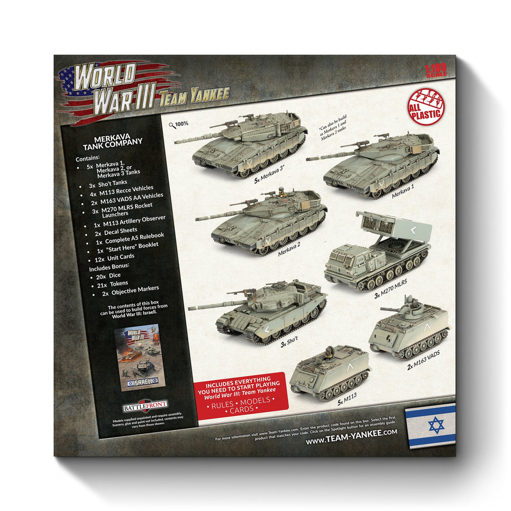 World War 3: Israeli Merkava Tank Company Israeli Starter Force, Limited Edition