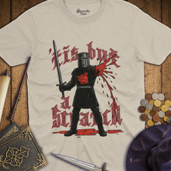 T-Shirt Wizardly: Tis But A Scratch Black Knight