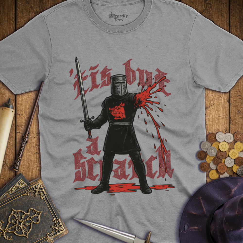 T-Shirt Wizardly: Tis But A Scratch Black Knight