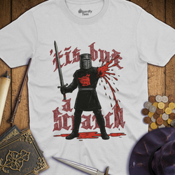 T-Shirt Wizardly: Tis But A Scratch Black Knight