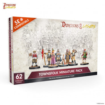 Dungeons & Lasers Fantasy: Townsfolk Miniature Pack