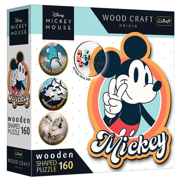 Puzzle Trefl: Wood  160 piece Disney - Mickey
