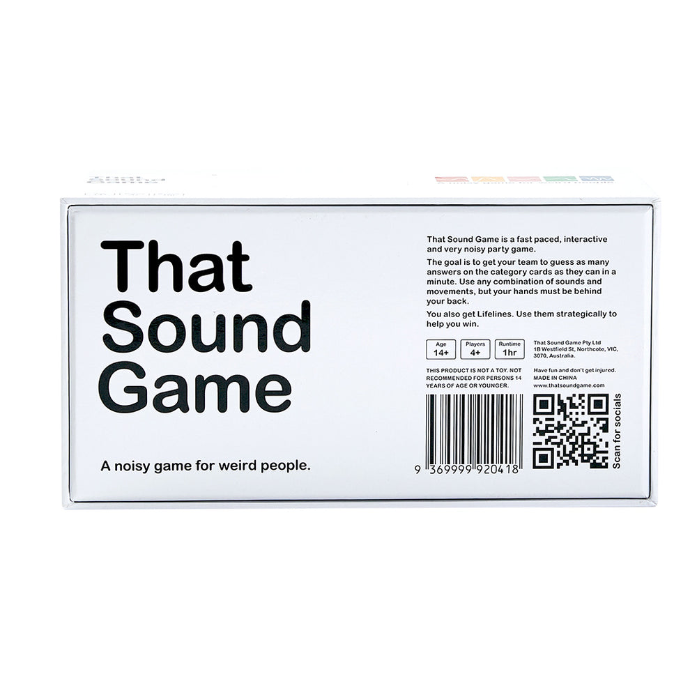 That Sound Game:  Core Game