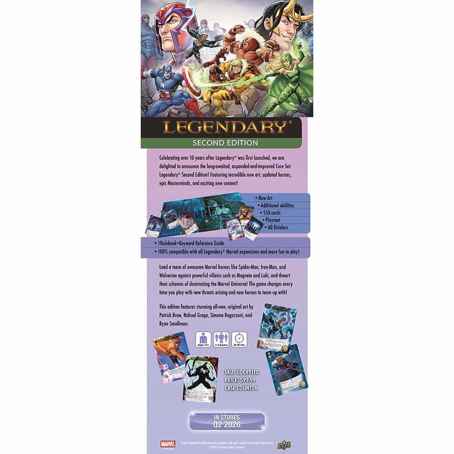 Legendary Marvel:  Base Set