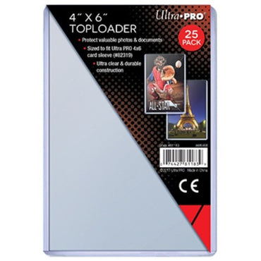 Toploader Ultra Pro: 4" x 6"