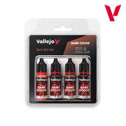 Paint Vallejo Game Color Set: 4 Color Set, 18 ml.