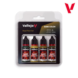 Paint Vallejo Game Color Set: 4 Color Set, 18 ml.
