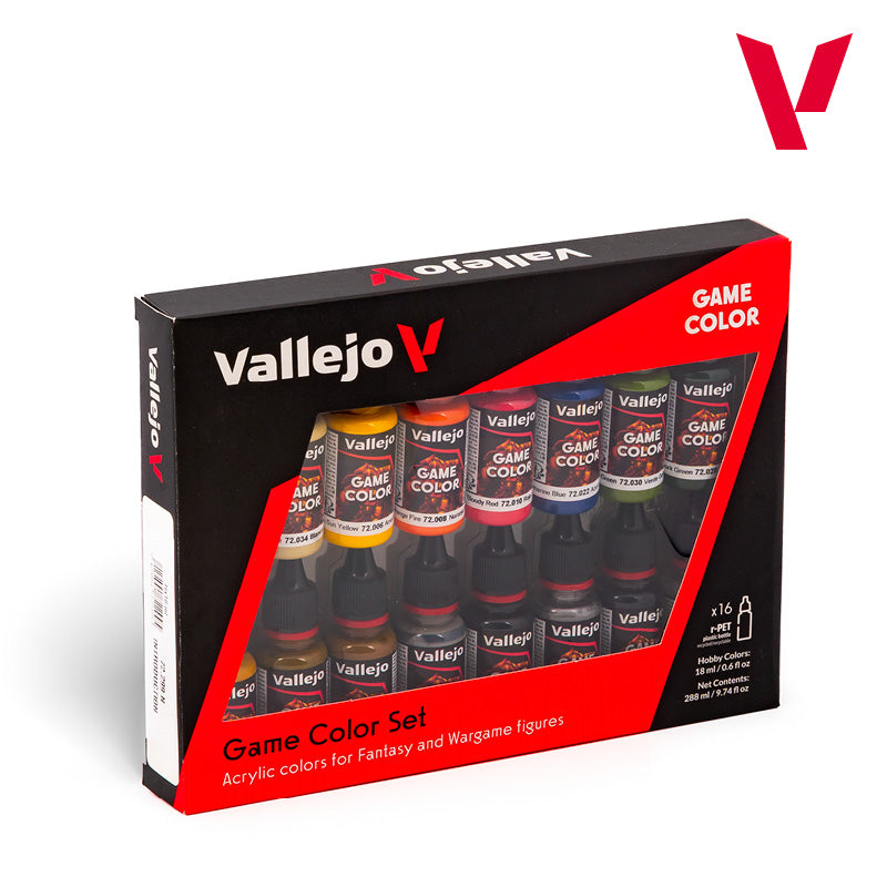 Paint Vallejo Game Color Set: Introduction - 16 Color