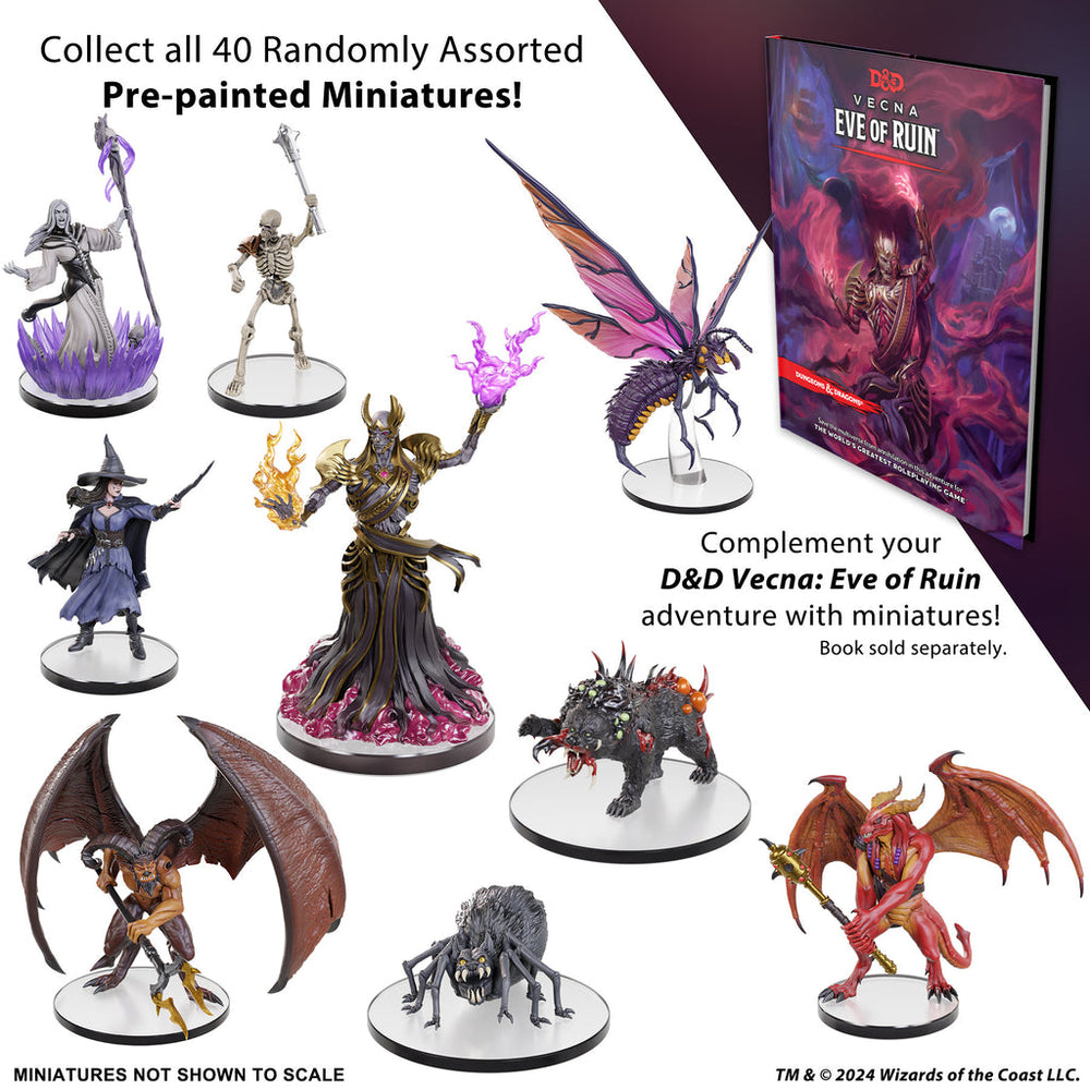 Mini Dungeons & Dragons Icons of the Realms: 32 Vecna Eve of Ruin Set
