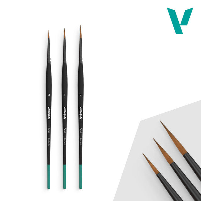 Paint Brush Vallejo: Detail Round Synthetic Brush