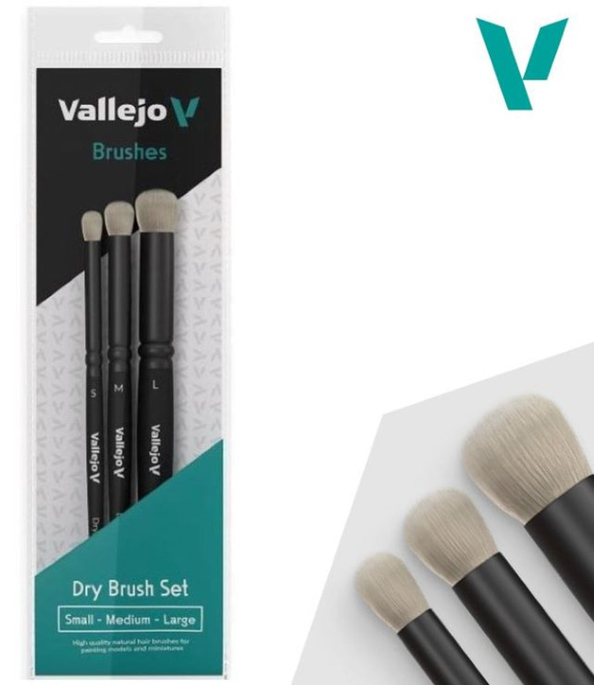 Paint Brush Vallejo: Dry Brush: Natural Hair