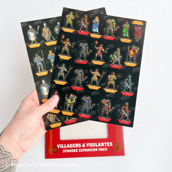 Mini TinkerTurf: Villagers & Vigilantes - Standee Expansion Pack