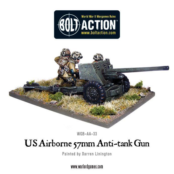 Bolt Action US: Airborne (Winter) 57mm ATG crew