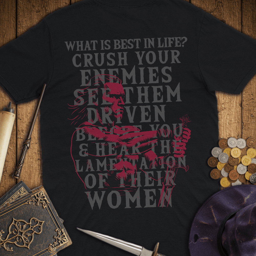 T-Shirt Wizardly: What Is Best In Life? Premium