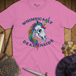 T-Shirt Wizardly: Whimsically Dead Inside Rainbow Unicorn