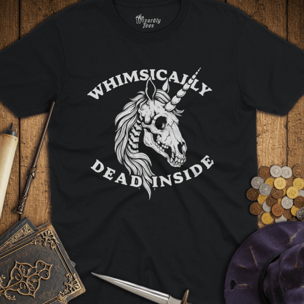 T-Shirt Wizardly: Whimsically Dead Inside White