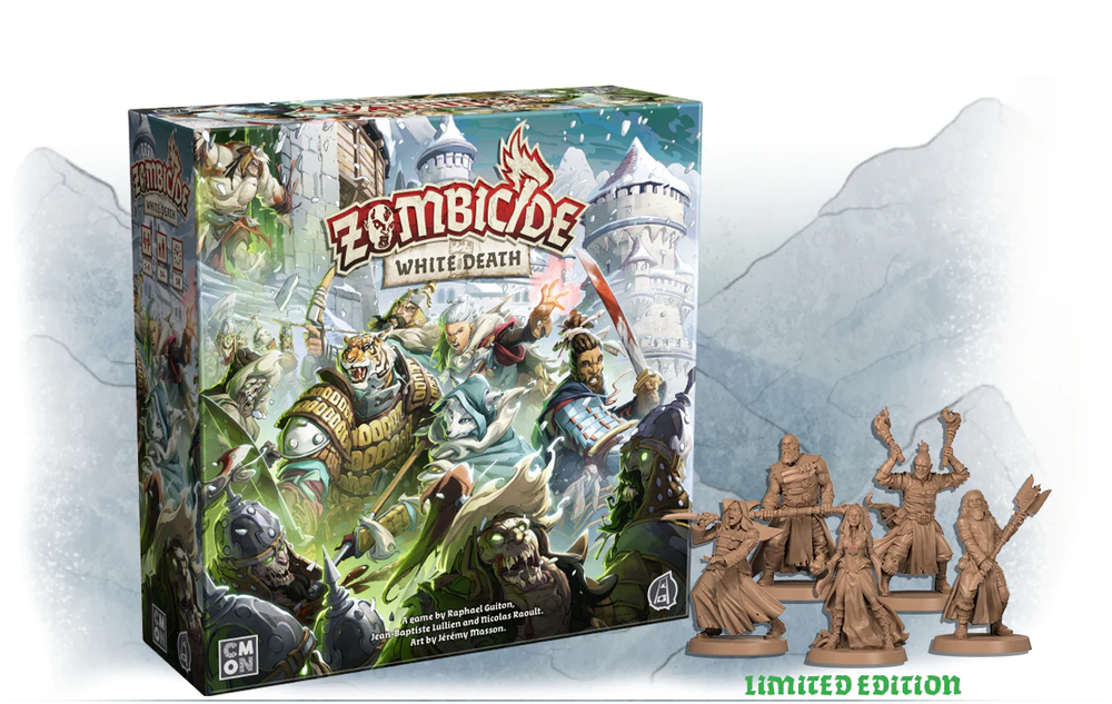 Zombicide - White Death:  Kickstarter w/ Frozen Fortress