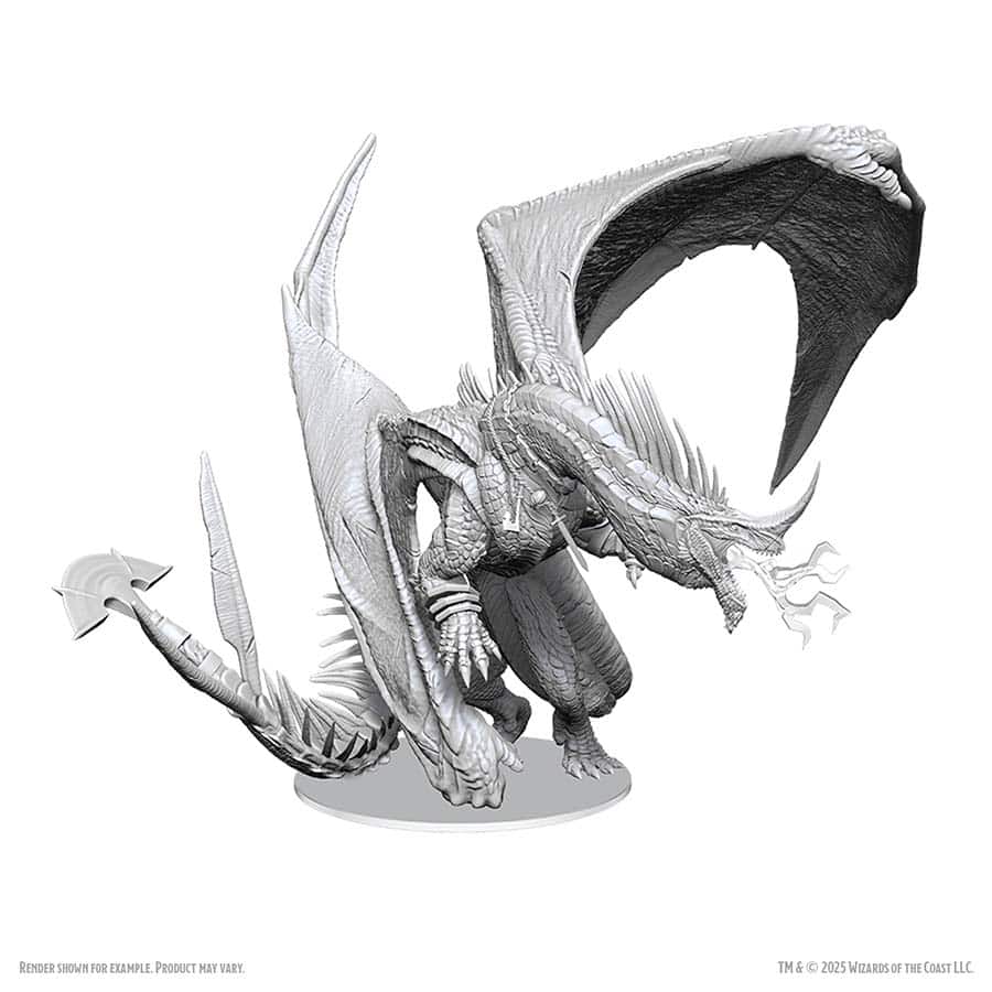 Mini Dungeons & Dragons Nolzur's Marvelous: Dragon Anthradusk, Ancient Blue