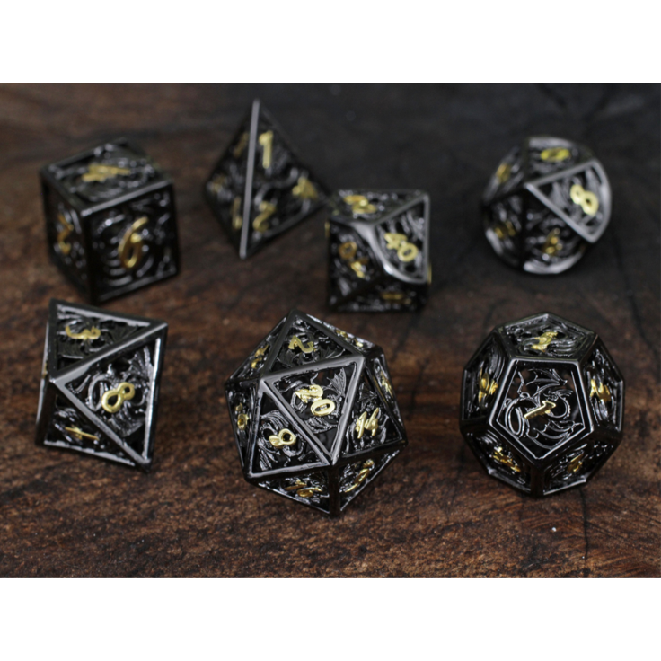 Dice Forged: Poly 7 set Hollow