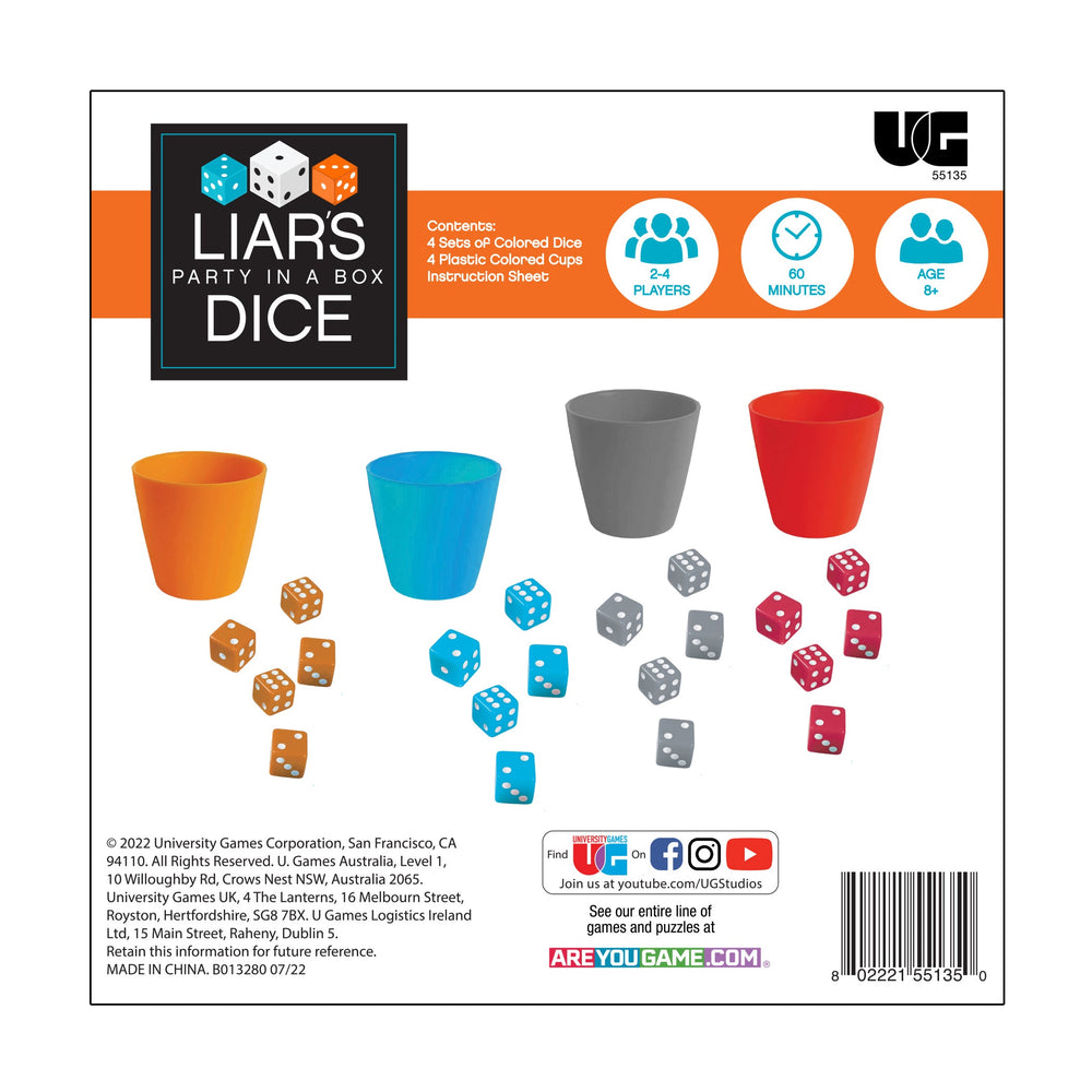 Liar's Dice Party in a Box