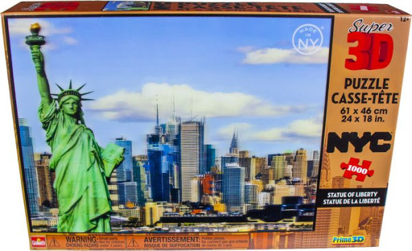 Puzzle 3D Jax: 1000 Piece New York City Statue of Liberty