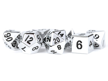 Dice Metallic Dice Co: Poly 7 Set Metal