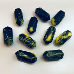 Dice Crystal Caste: Crystal D10 Oblivion Set of 10