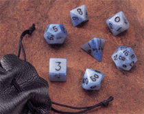Dice Crystal Caste: Poly 7 Set Dwarven Stones 14mm
