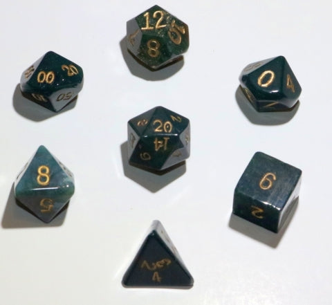 Dice Crystal Caste: Poly 7 Set Dwarven Stones 14mm