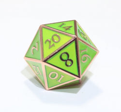 Dice Crystal Caste: D20 35mm Dwarven Heavy Metal