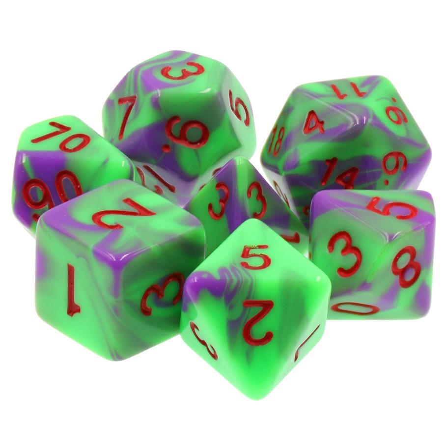 Dice Tasty Minstrel: Poly 7 Set Fusion