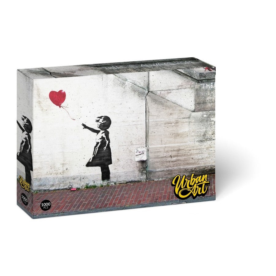 Puzzle Urban Art Graffiti: 1000 piece Banksy Balloon Girl