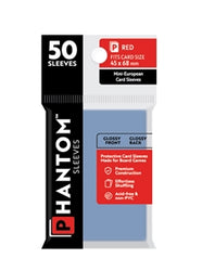 Boardgame Sleeves Phantom: Red Size (45mm x 68mm) (50)