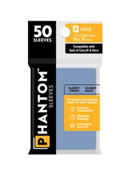 Boardgame Sleeves Phantom: Gold Size (50mm x 75mm) (50)
