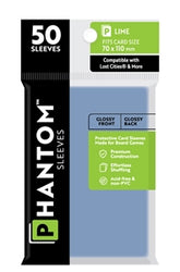 Boardgame Sleeves Phantom: Lime Size (70mm x 110mm) (50)