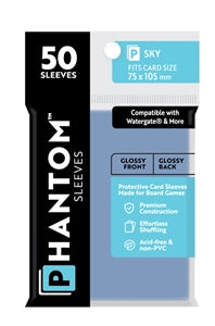 Boardgame Sleeves Phantom: Sky Size (75mm x 105mm) (50)
