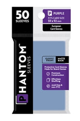 Boardgame Sleeves Phantom: Purple Size (59mm x 92mm) (50)