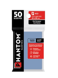 Boardgame Sleeves Phantom: Red Size (45mm x 68mm) (50)