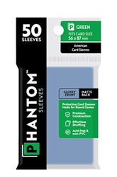 Boardgame Sleeves Phantom: Green Size (56mm x 87mm) (50)