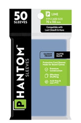Boardgame Sleeves Phantom: Lime Size (70mm x 110mm) (50)