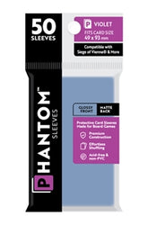 Boardgame Sleeves Phantom: Violet Size (49mm x 93mm) (50)
