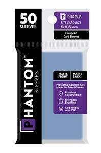 Boardgame Sleeves Phantom: Purple Size (59mm x 92mm) (50)