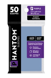 Boardgame Sleeves Phantom: Purple Size (59mm x 92mm) (50)