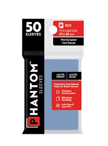 Boardgame Sleeves Phantom: Red Size (45mm x 68mm) (50)